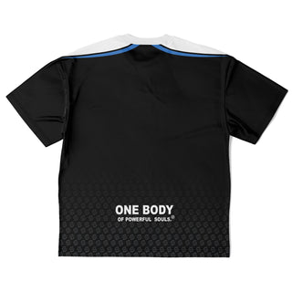 Mens Plus-size T-Shirt - Obsidian Black - Synergetic Heroes