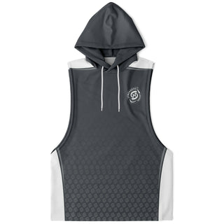 Mens Drop Armhole Hoodie - Shadow Gray - Synergetic Heroes