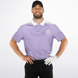 Mens Polo Shirt - Lavender Mist - Synergetic Heroes