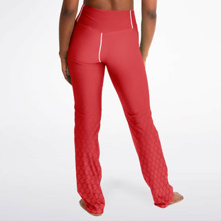 Flare Leggings - Fire Red - Synergetic Heroes