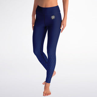 Yoga Leggings - Midnight Blue - Synergetic Heroes