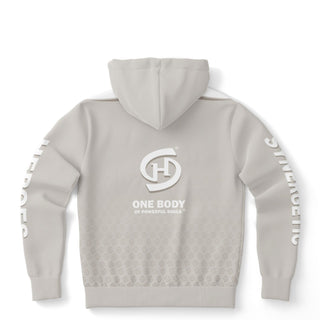 Mens Hoodie - Jade White - Synergetic Heroes