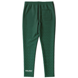 Mens Track Pants - Emerald Green - Synergetic Heroes