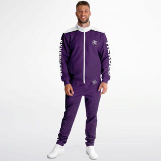 Mens Tracksuit - Purple Shield