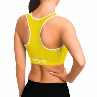 Sports Bra - Yellow Sun - Synergetic Heroes