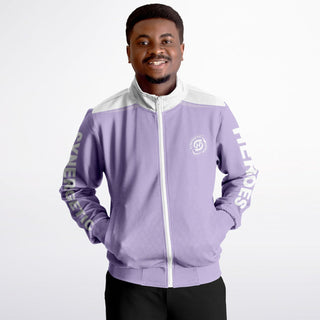 Mens Track Jacket - Lavender Mist - Synergetic Heroes