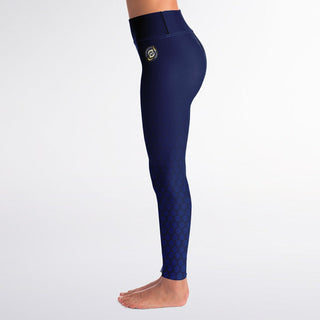 Yoga Leggings - Midnight Blue - Synergetic Heroes