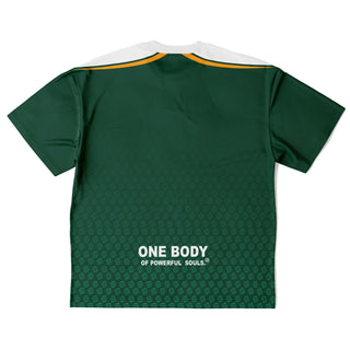 Mens Plus-size T-Shirt - Emerald Green - Synergetic Heroes