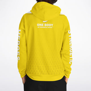 Mens Hoodie - Yellow Sun