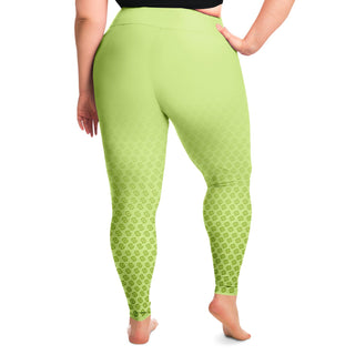 Plus Size Legging - Harmony Green - Synergetic Heroes