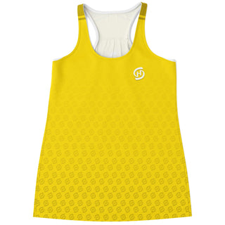 Flowy Racerback Tank Top - Yellow Sun - Synergetic Heroes