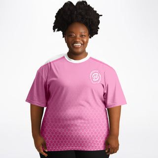 Womens Plus-size T-Shirt - Soft Rose - Synergetic Heroes