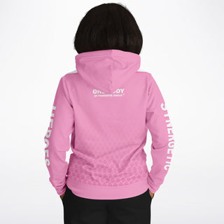 Womens Hoodie - Soft Rose