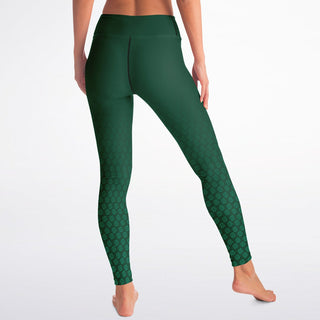 Yoga Leggings - Emerald Green - Synergetic Heroes