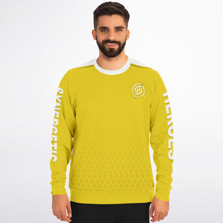 Mens Athletic Sweatshirt - Yellow Sun