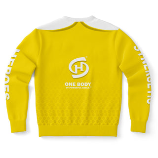 Mens Athletic Sweatshirt - Yellow Sun