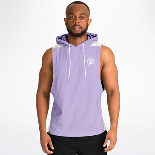 Mens Drop Armhole Hoodie - Lavender Mist - Synergetic Heroes