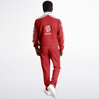 Mens Tracksuit - Fire Red - Synergetic Heroes