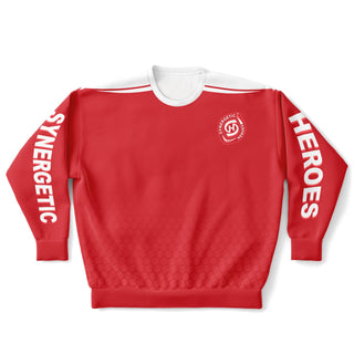 Mens Athletic Plus-size Sweatshirt - Fire Red