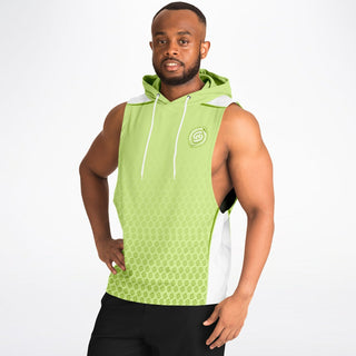 Mens Drop Armhole Hoodie - Harmony Green - Synergetic Heroes