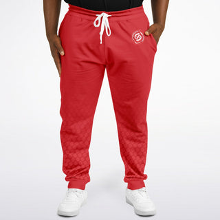 Mens Plus-size Jogger - Fire Red - Synergetic Heroes