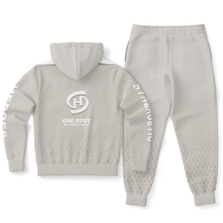 Mens Hoodie & Jogger - Jade White - Synergetic Heroes