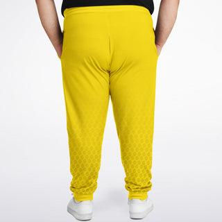 Mens Plus-size Jogger - Yellow Sun - Synergetic Heroes