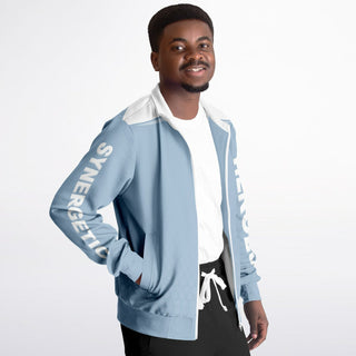 Mens Track Jacket - Angel Blue