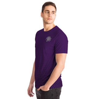 Mens T-shirt - Purple Shield