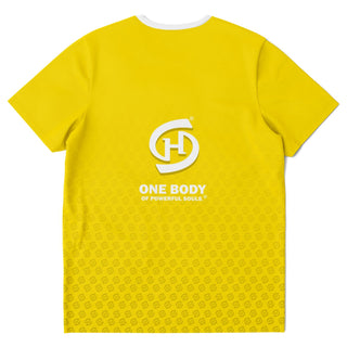 Mens T-Shirt - Yellow Sun - Synergetic Heroes