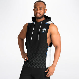 Mens Drop Armhole Hoodie - Obsidian Black - Synergetic Heroes