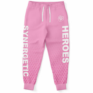 Womens Lettered Jogger - Soft Rose - Synergetic Heroes