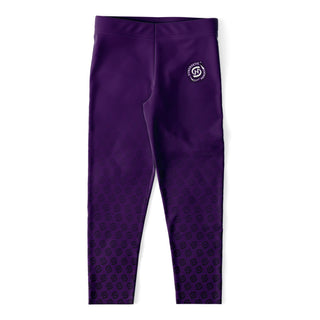 Capri Leggings - Purple Shield