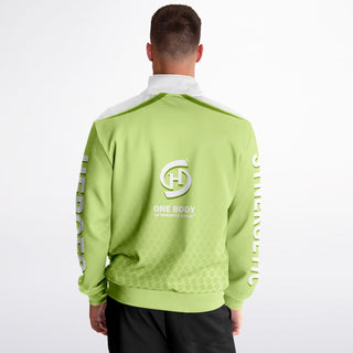 Mens Track Jacket - Harmony Green - Synergetic Heroes