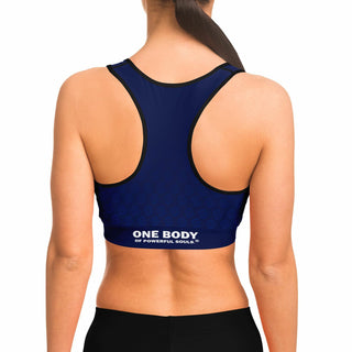 Sports Bra - Midnight Blue - Synergetic Heroes