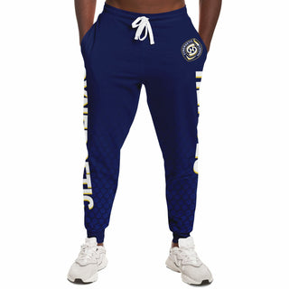 Mens Lettered Jogger - Midnight Blue - Synergetic Heroes