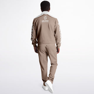 Mens Tracksuit - Taupe Stone