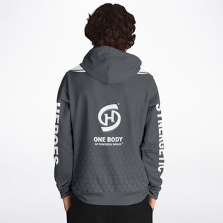 Mens Hoodie - Shadow Gray - Synergetic Heroes