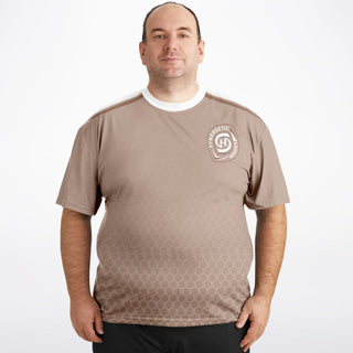 Mens Plus-size T-Shirt - Taupe Stone - Synergetic Heroes