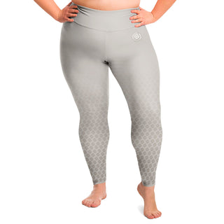 Plus Size Legging - Jade White - Synergetic Heroes