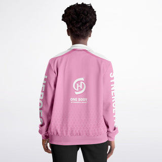 Womens Track Jacket - Soft Rose - Synergetic Heroes