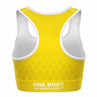 Sports Bra - Yellow Sun - Synergetic Heroes