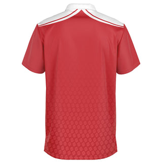 Mens Polo Shirt - Fire Red - Synergetic Heroes