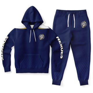 Mens Hoodie & Jogger - Midnight Blue - Synergetic Heroes