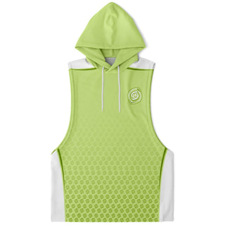 Mens Drop Armhole Hoodie - Harmony Green - Synergetic Heroes