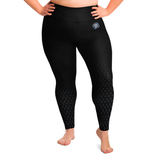 Plus Size Legging - Obsidian Black - Synergetic Heroes