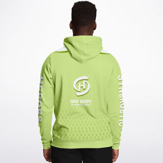 Mens Hoodie - Harmony Green - Synergetic Heroes