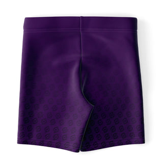 Legging Shorts - Purple Shield