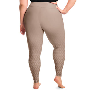 Plus Size Legging - Taupe Stone - Synergetic Heroes