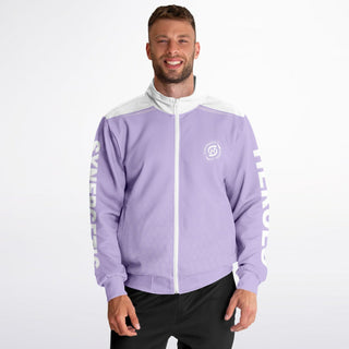 Mens Track Jacket - Lavender Mist - Synergetic Heroes